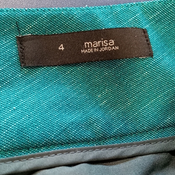 Loft Ann Taylor Teal Career Tapered Marisa Pants - Picture 5 of 6